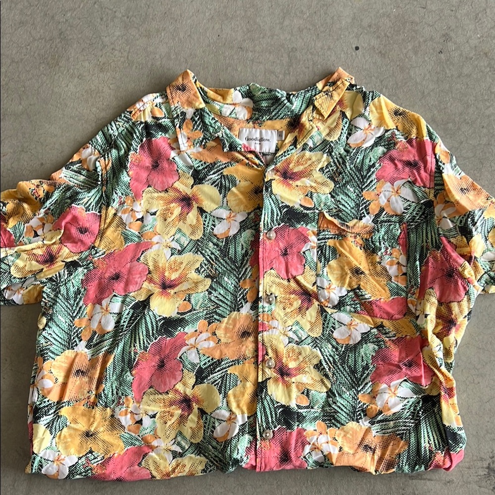 Floral Button-Up Shirt